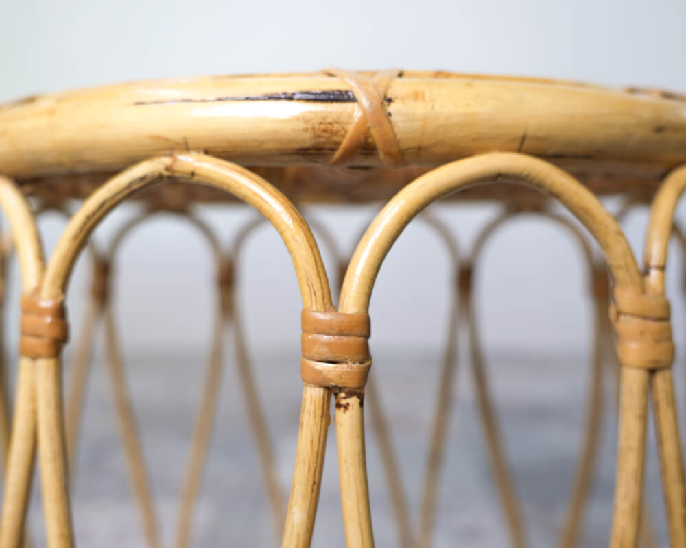สตูล หวายแท้ PISAMAI รุ่น SLIM STOOL สไตล์ TROPICAL ขนาด 35*35*40 ซม. สีธรรมชาติ_4